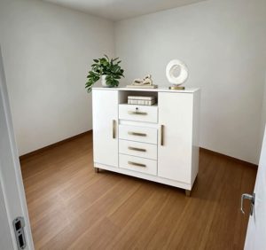Cômoda Angra 4 Gavetas C/Sapateira Fellicci Branco