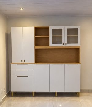 KIT COZINHA APOLO CINAMOMO.OFF WHITE VALDEMOVEIS