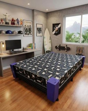 Cama BOX Casal Black Bello