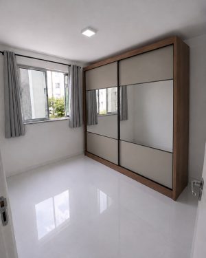 Guarda Roupa Casal 2 Portas e 8 Gavetas Brusque Cumaru/Fendi 25 - Novo Horizonte