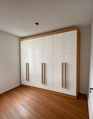 Roupeiro Da Vinci Plus 6 portas 6 Gavetas Cinamomo/Off White 100% Larg. 2.75m D' Doro