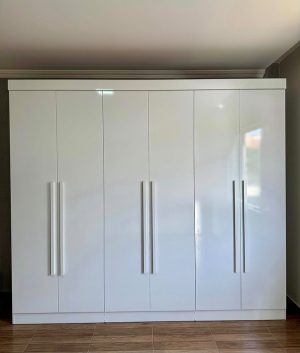 Roupeiro Da Vinci Plus 6 portas 6 Gavetas Branco 100% Larg. 2.75m D' Doro