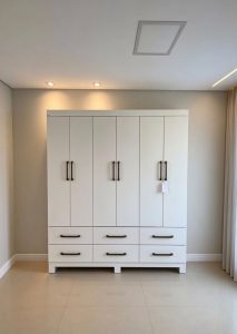Guarda-Roupa Dallas Larg. 1.53m 6 Portas 6 Gavetas Branco Carioca