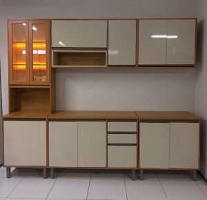 Cozinha Eduarda Completa 5 Peças 12 Portas 2 Gavetas Chf