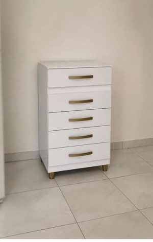 Cômoda Malta 5 Gavetas Fellicci Branco