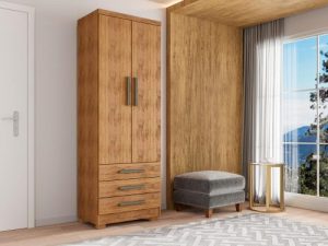 Guarda-Roupa Floripa 2 portas – Cedro