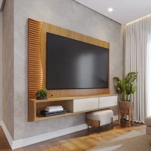 Home Suspenso Egeu Freijó/Off Para TV até 65 Polegadas Larg. 1.79m - Colibri