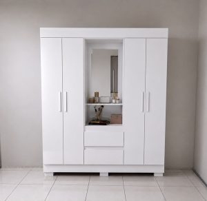 Guarda-Roupa Capelinha Isabely 1,491 m Branco – ACP MÓVEIS