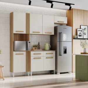 Cozinha Juma 2.10 m Atacama/Off White – ARAMÓVEIS