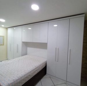 Guarda Roupa Modulado Rizon 100%MDF - Novo Horizonte - BRANCO