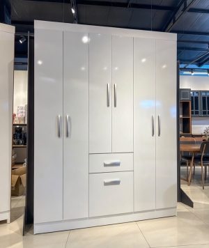 Guarda Roupa New Marbella Casal 7 Portas 1 Gaveta - Branco