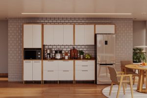 Cozinha Nobre Cinamomo/off White - Valdemoveis