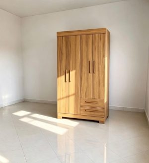 Guarda Roupa Notável NT 6010 4 Portas 2 Gavetas 187cm Freijó Texturizado