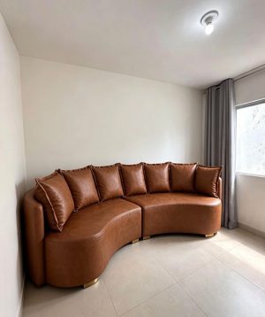 Sofá Orgânico Madero em Corino 6 Lugares 298cm Luxury ( Consultar Disponibilidade)