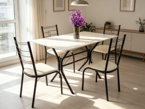 Mesa 120X75 Parati Com 4 cadeiras