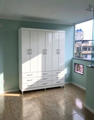 Guarda-Roupa 6 Portas Paraty 3690 1,50 m Branco – FELLICCI