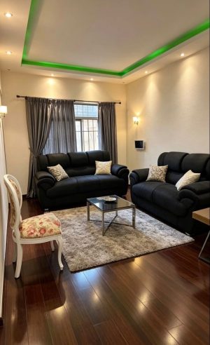 Conjunto de sofá 2 x 3 lugares D28 7025 – Preto