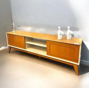 Rack King 65″ – Off White/Cedro