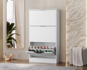 Sapateira Aurora 3G Branco Brilho 1V Rud Rack - Sr