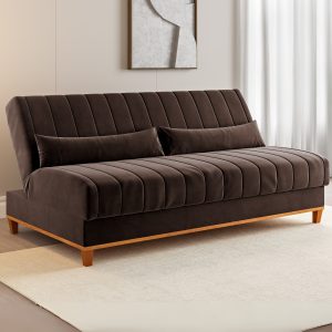 Sofá Cama Luna/Duna 1,80 m Veludo Bombom – VIERO MÓVEIS
