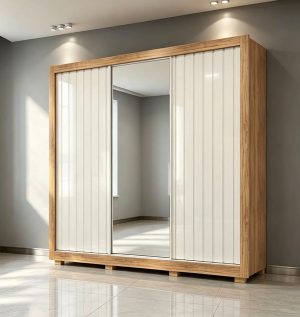 Guarda-Roupa Teresópolis 2,25 m Cedro/Areia – RUD RACK