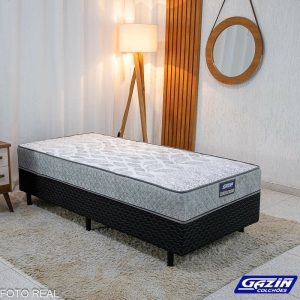 UniBox Solteiro Supreme Thomas D28 88x188x53 Cinza - Gazin