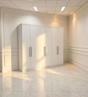 Guarda Roupa New Vertice 100%MDF 6 Portas e 6 Gavetas NH – Branco